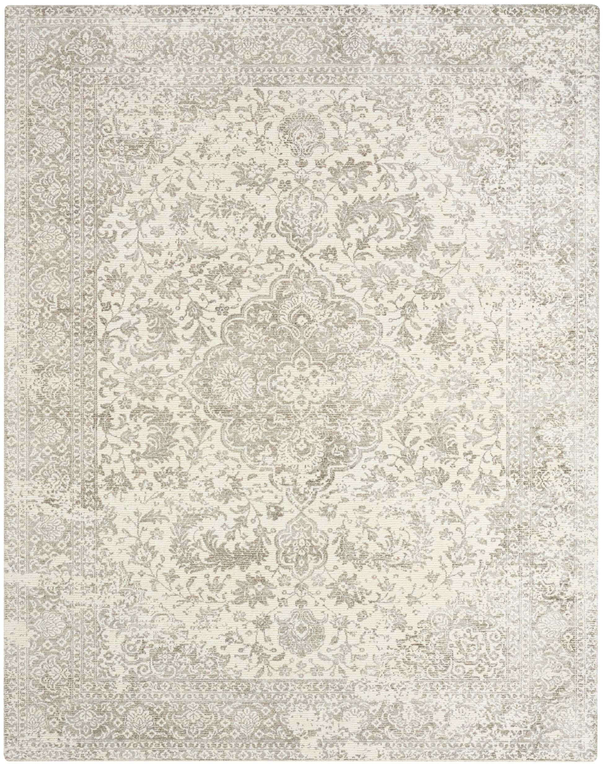 Nourison Home Azalea  Ivory Grey  Traditional