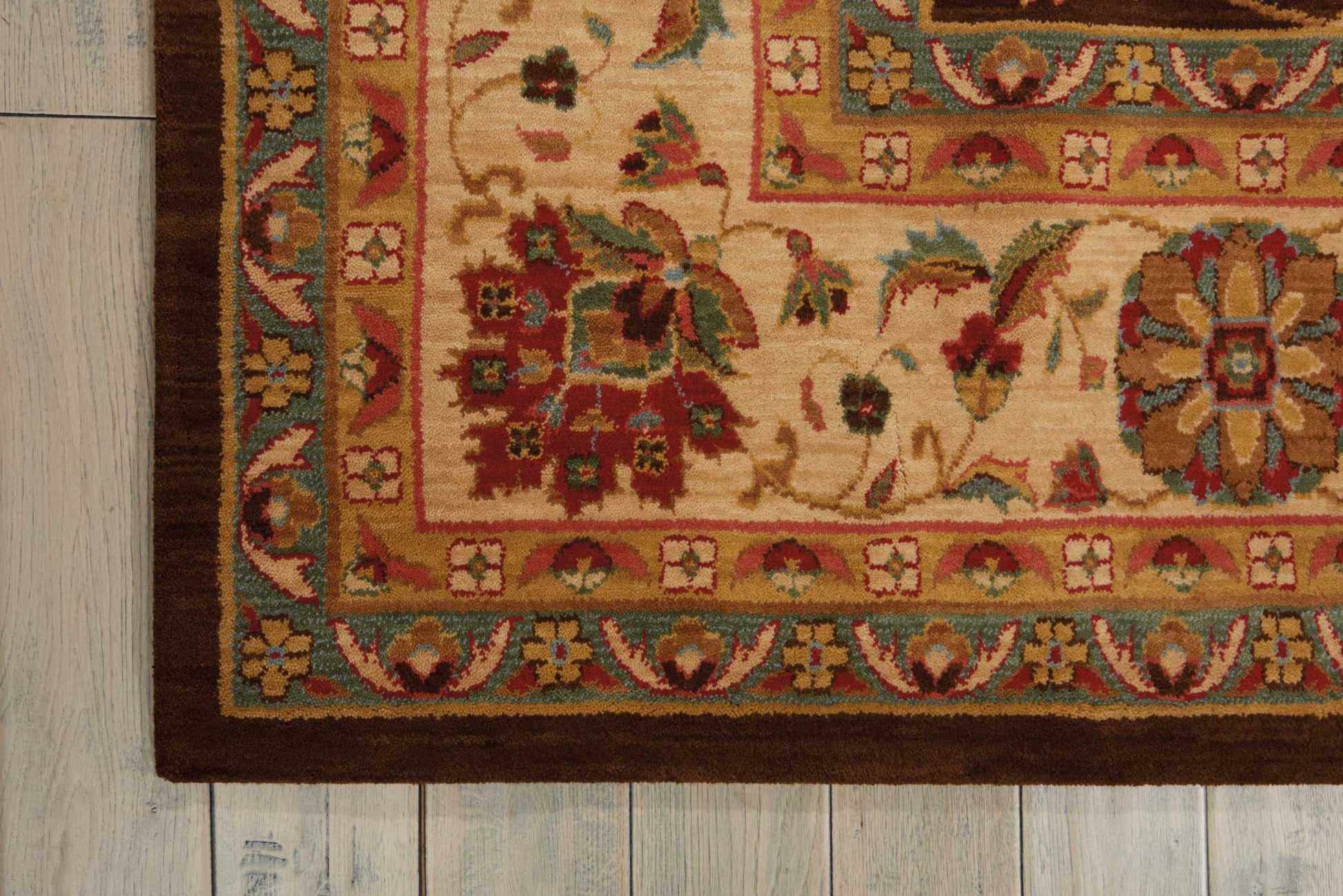 Nourison Home Living Treasures  Brown  Traditional