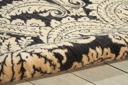 Nourison Home Aristo  Black Beige  Transitional