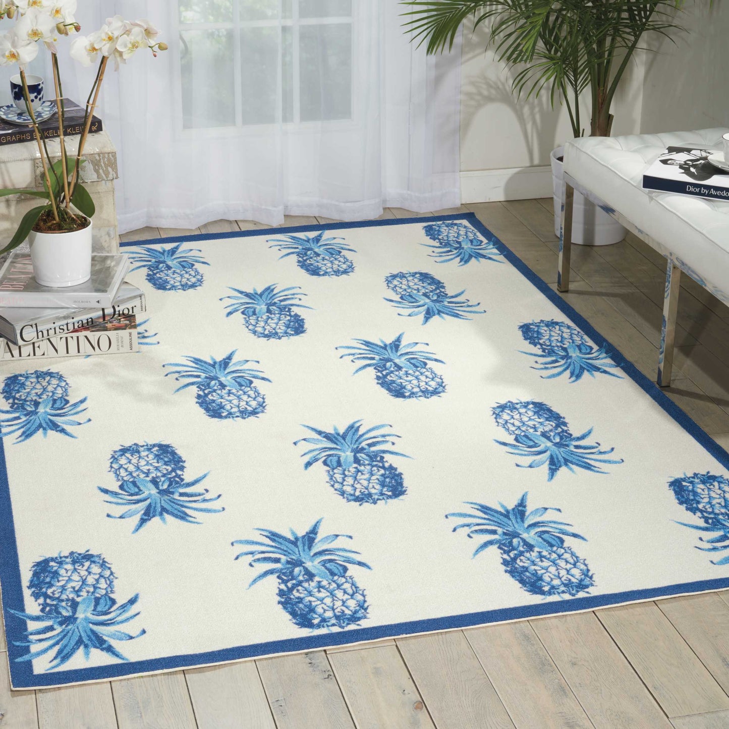 Waverly Sun N Shade  Ivory  Contemporary