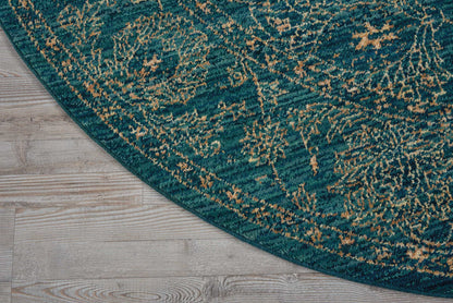 Nourison Home Nourison 2020  Teal  Traditional