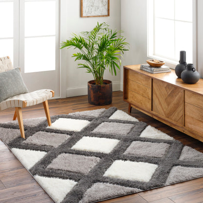 Surya Bologna BOG-2300 Gray Modern Machinemade Rug