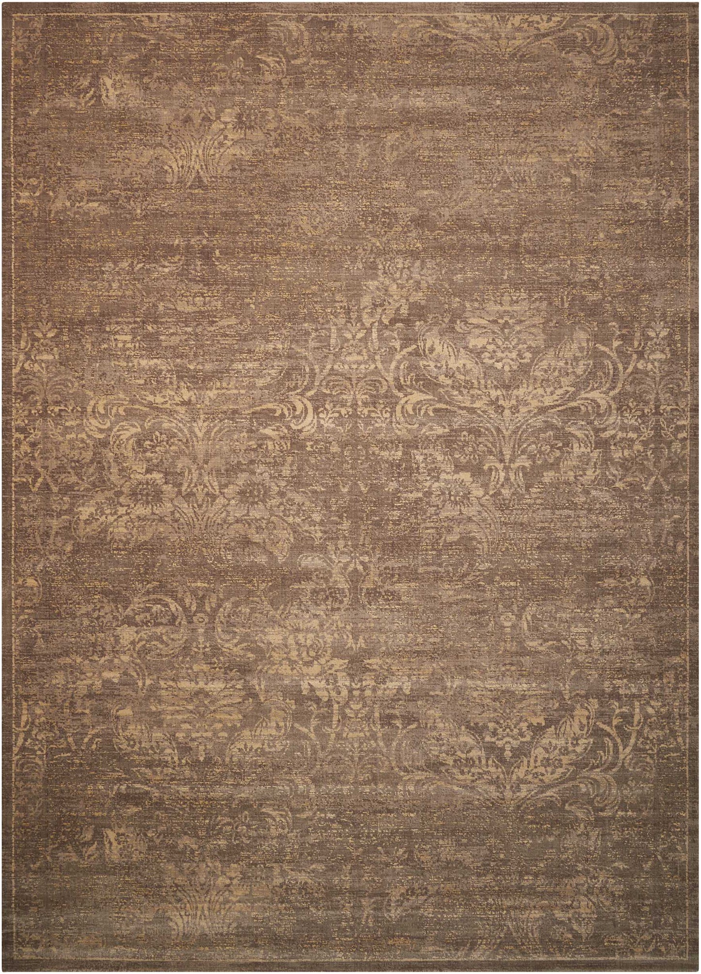 Nourison Home Silken Allure SLK19 Mushroom Traditional Loomed Rug