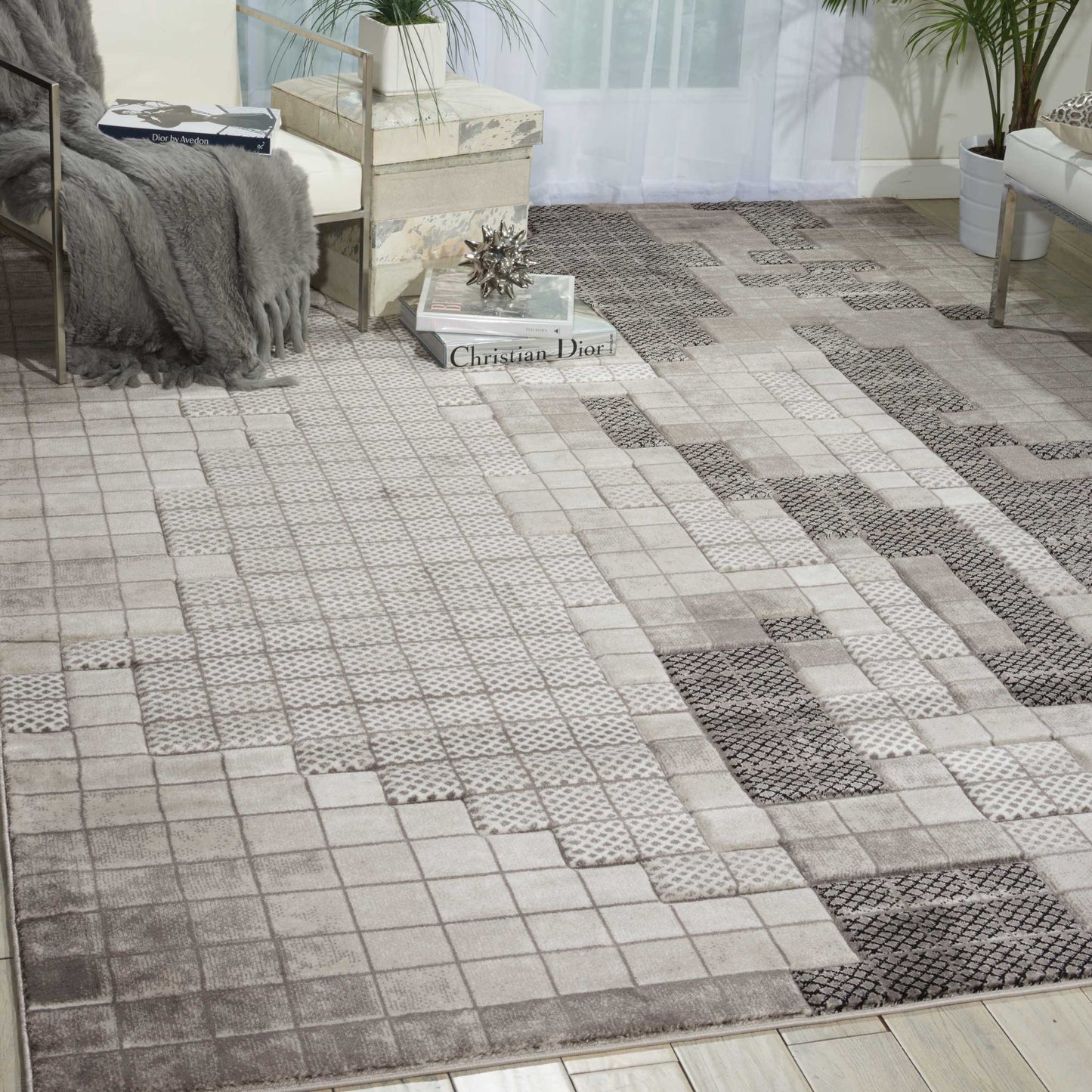 Nourison Home Soho  Grey  Contemporary