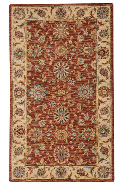 Nourison Home Living Treasures LI05 Rust Traditional Loom-woven Rug