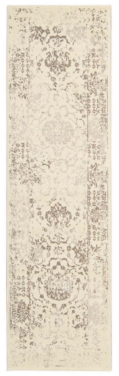 Michael Amini Glistening Nights MA510 Ivory Contemporary Power-loomed Rug