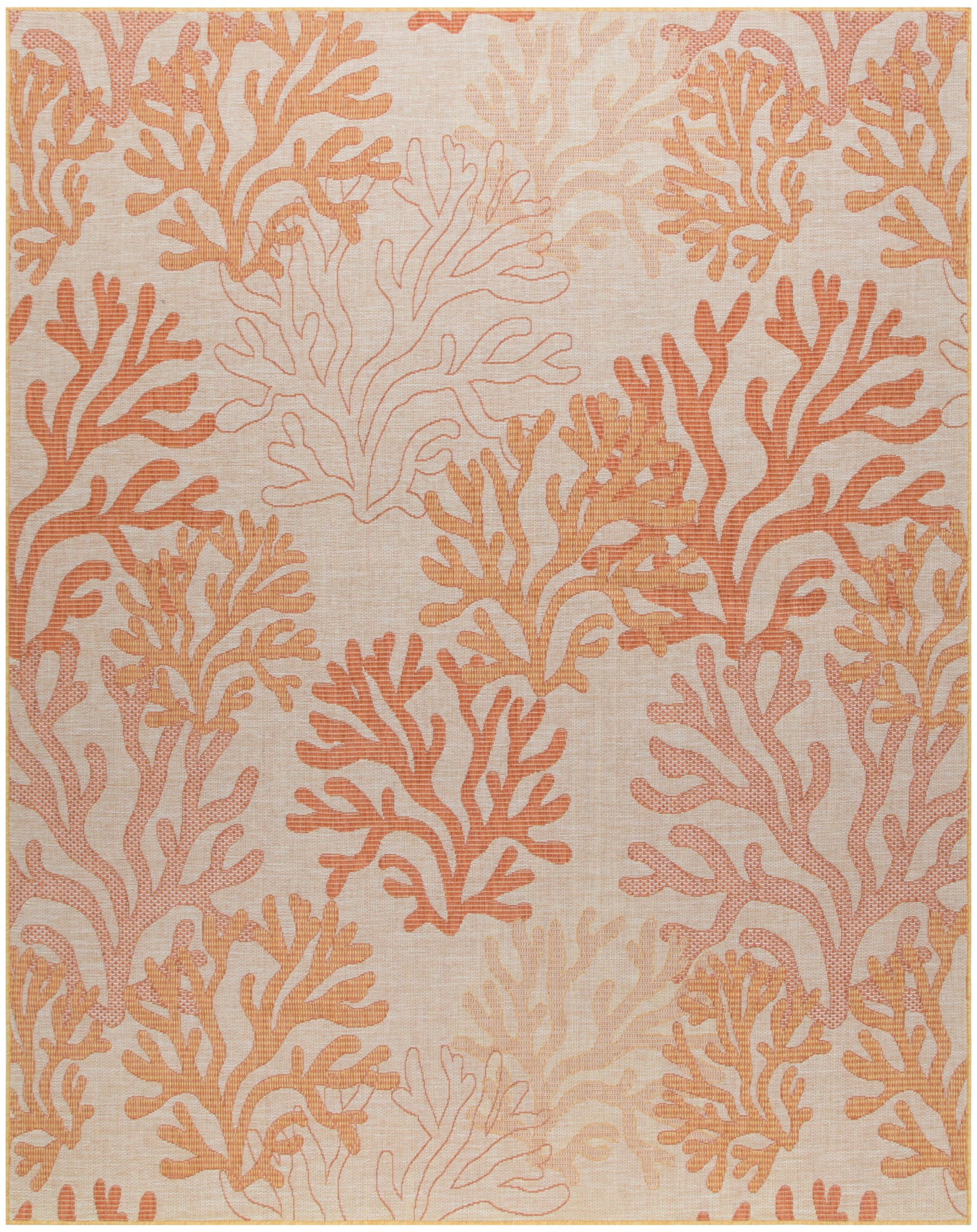 Nourison Home Garden Oasis GOA05 Coral Contemporary Power-loomed Rug