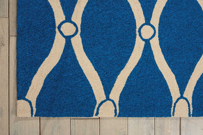 Nourison Home Portico  Navy  Contemporary