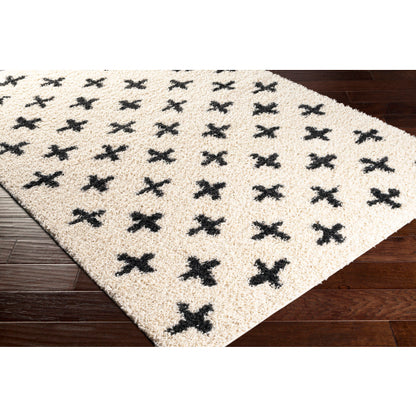 Surya Beni Shag BSH-2304 Black Global Machinemade Rug