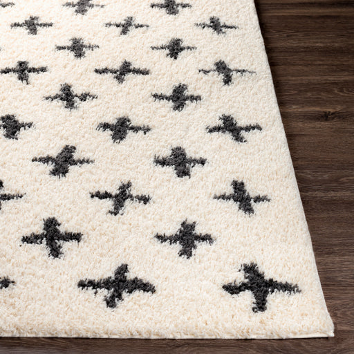 Surya Beni Shag BSH-2304 Black Global Machinemade Rug