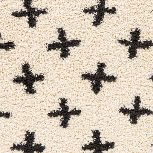 Surya Beni Shag BSH-2304 Black Global Machinemade Rug