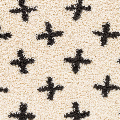 Surya Beni Shag BSH-2304 Black Global Machinemade Rug