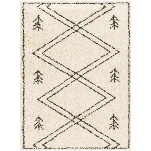 Surya Beni Shag BSH-2315 Black Global Machinemade Rug