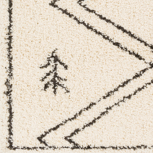 Surya Beni Shag BSH-2315 Black Global Machinemade Rug