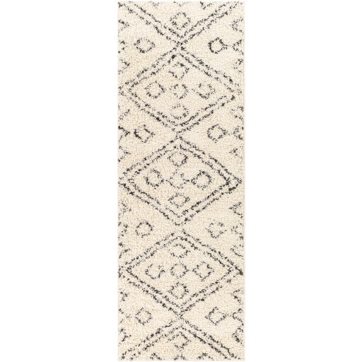 Surya Beni Shag BSH-2331 Black Global Machinemade Rug