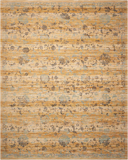 Nourison Home Rhapsody RH013 Caramel Cream Transitional Loomed Rug