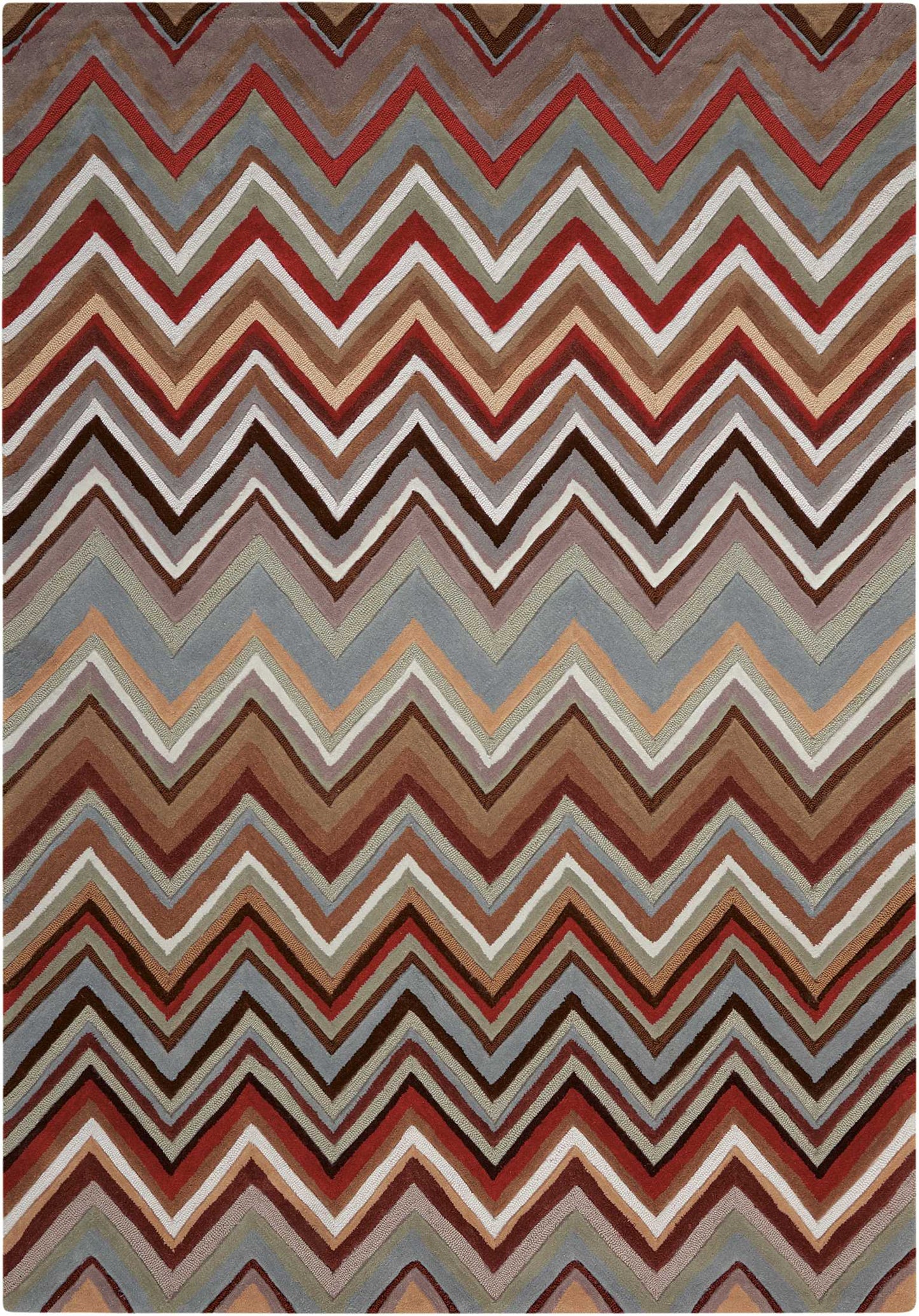 Nourison Home Contour CON23 Multicolor Contemporary Tufted Rug