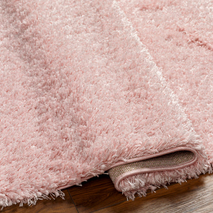 Surya Bogota Shag BTG-2307 Pale Pink Modern Machinemade Rug