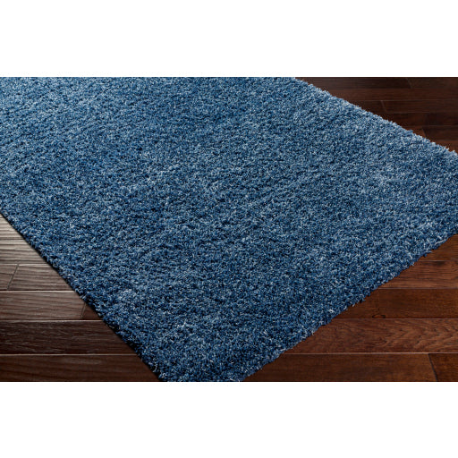 Surya Bogota Shag BTG-2308 Dark Blue Modern Machinemade Rug