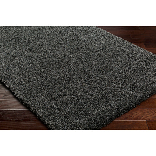 Surya Bogota Shag BTG-2309 Black Modern Machinemade Rug