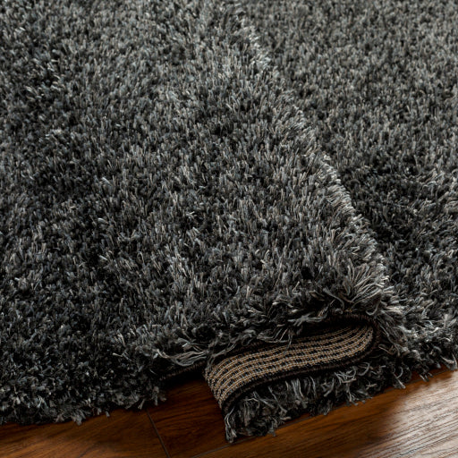 Surya Bogota Shag BTG-2309 Black Modern Machinemade Rug