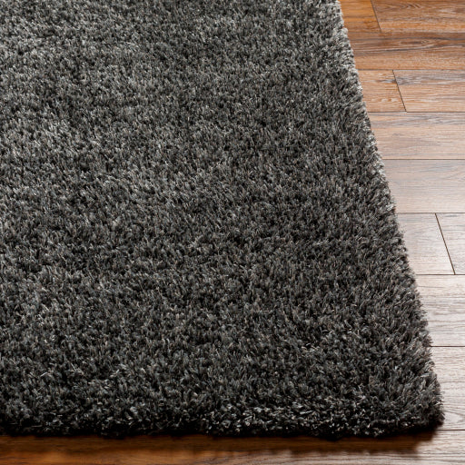 Surya Bogota Shag BTG-2309 Black Modern Machinemade Rug