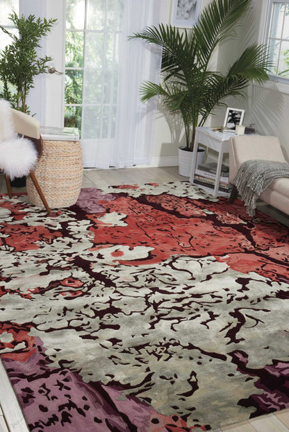 Nourison Home Prismatic  Multicolor  Contemporary