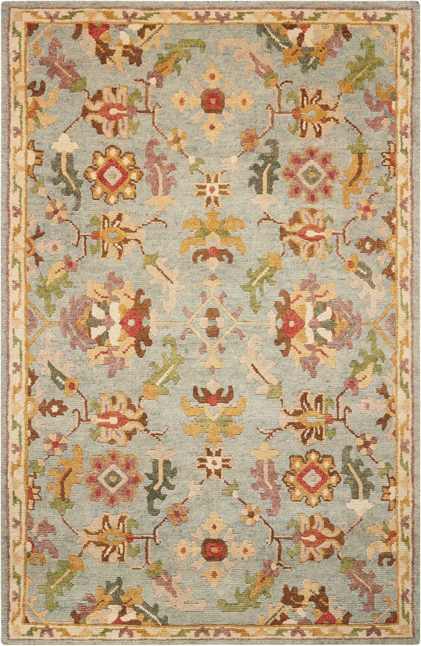 Nourison Home Tahoe TA13 Seaglass Traditional Knotted Rug