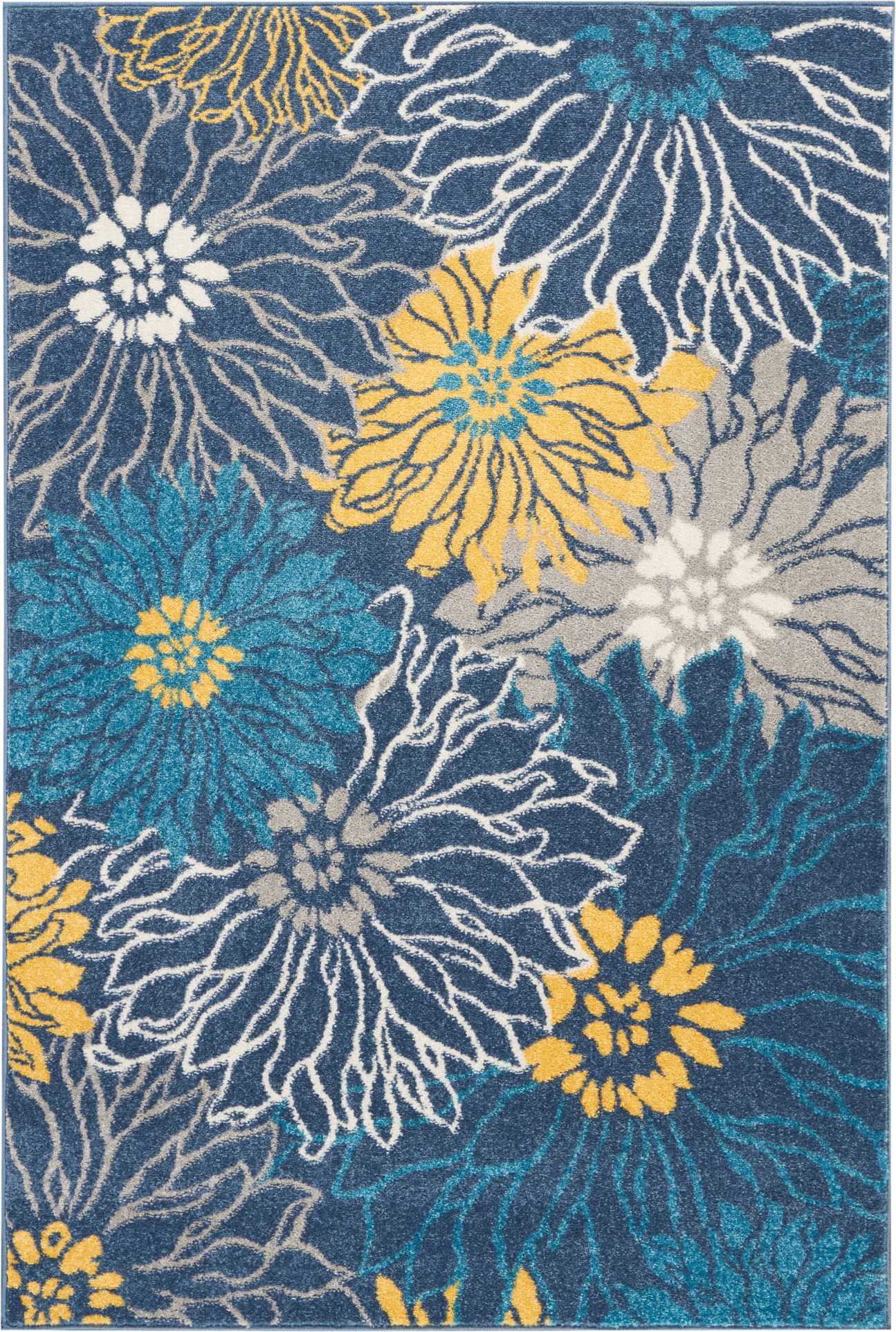 Nourison Home Passion PSN17 Blue Contemporary Power-loomed Rugs