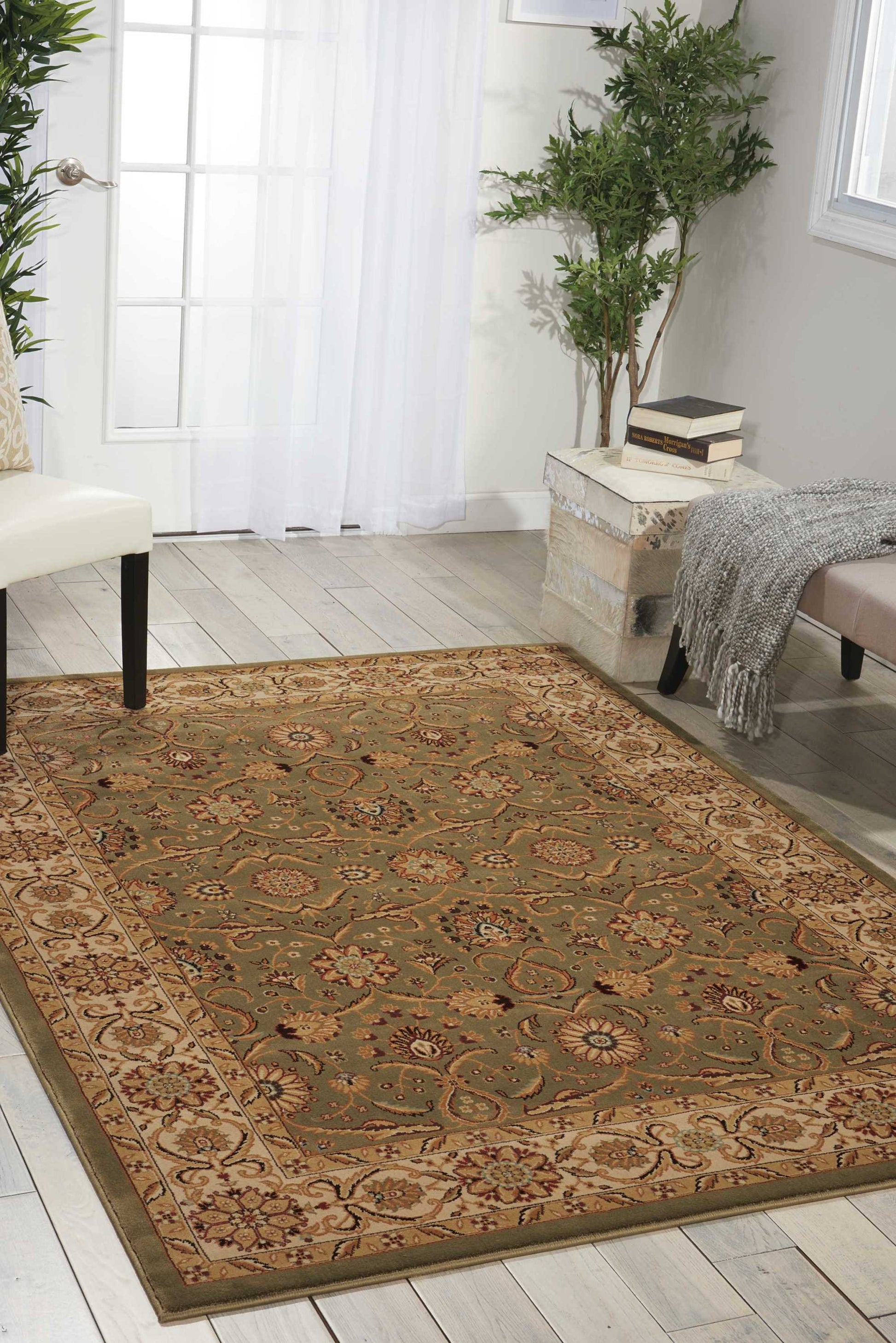 Nourison Home Persian Crown  Green  Traditional