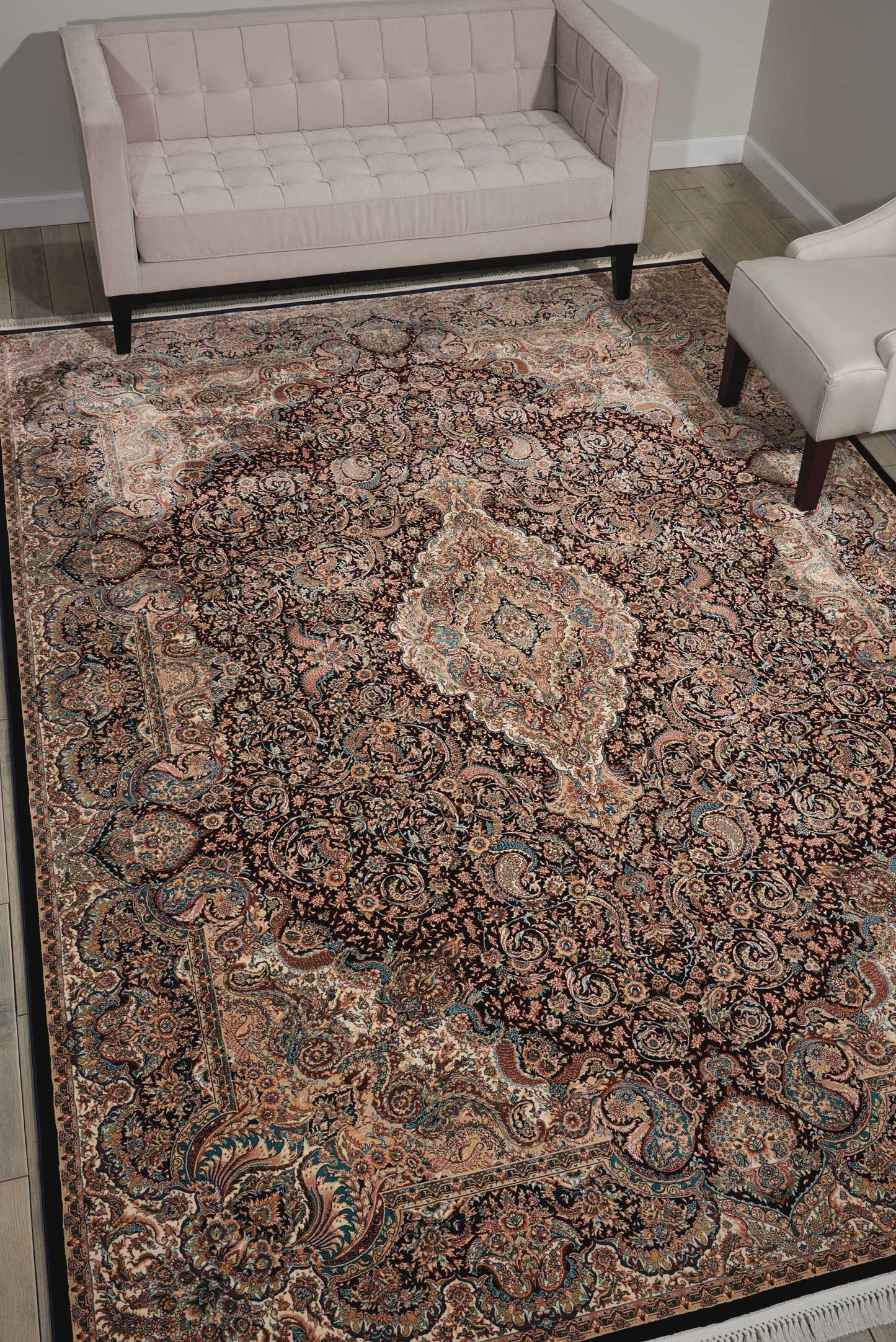 Nourison Home Persian Palace  Navy  Traditional