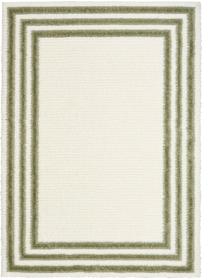 Nourison Home Pacific Shag  Ivory Green  Contemporary
