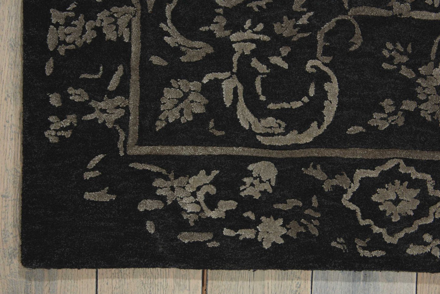 Nourison Home Opaline  Midnight Silver  Transitional