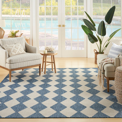 Nourison Home Positano  Navy Blue  Contemporary