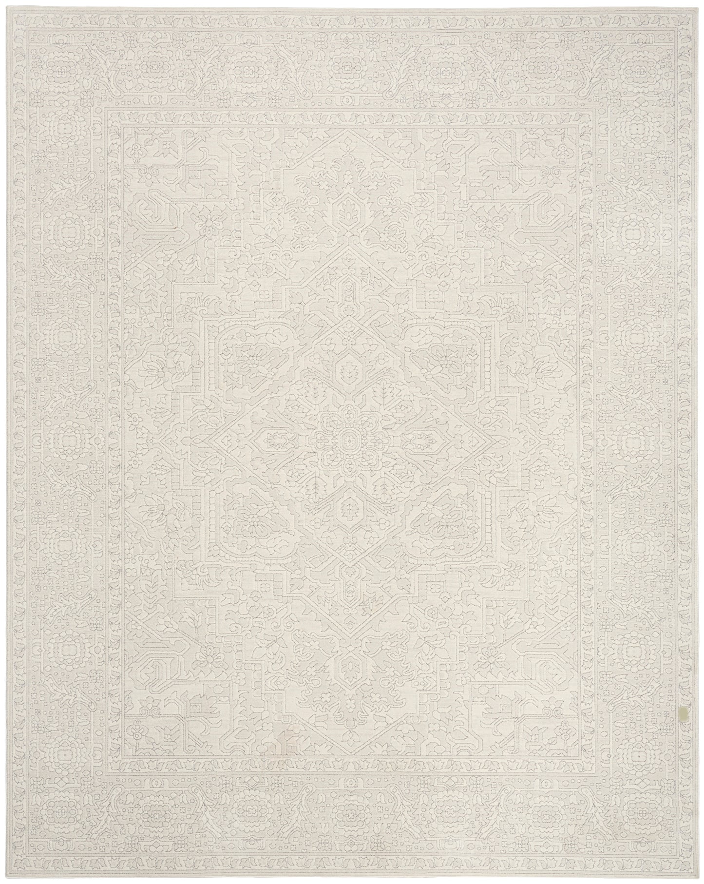 Nourison Home Grace GCE02 Ivory Light Grey Traditional Machine Woven Rug