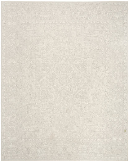 Nourison Home Grace GCE02 Ivory Light Grey Traditional Machine Woven Rug