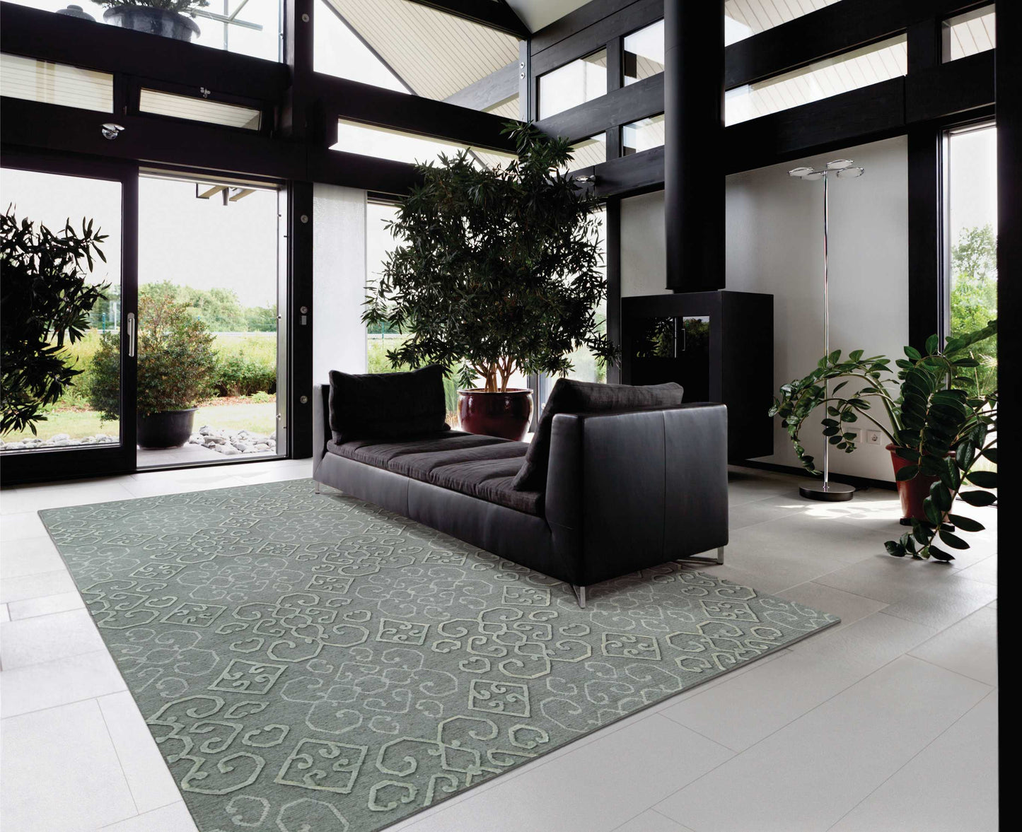 Nourison Home Ambrose  Slate  Transitional