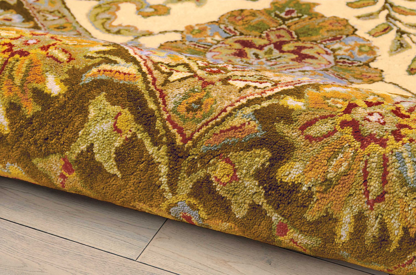 Nourison Home Jaipur  Ivory Brown  Traditional