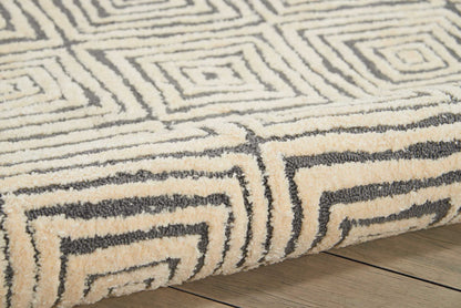 Nourison Home Deco Mod  Grey Ivory  Transitional