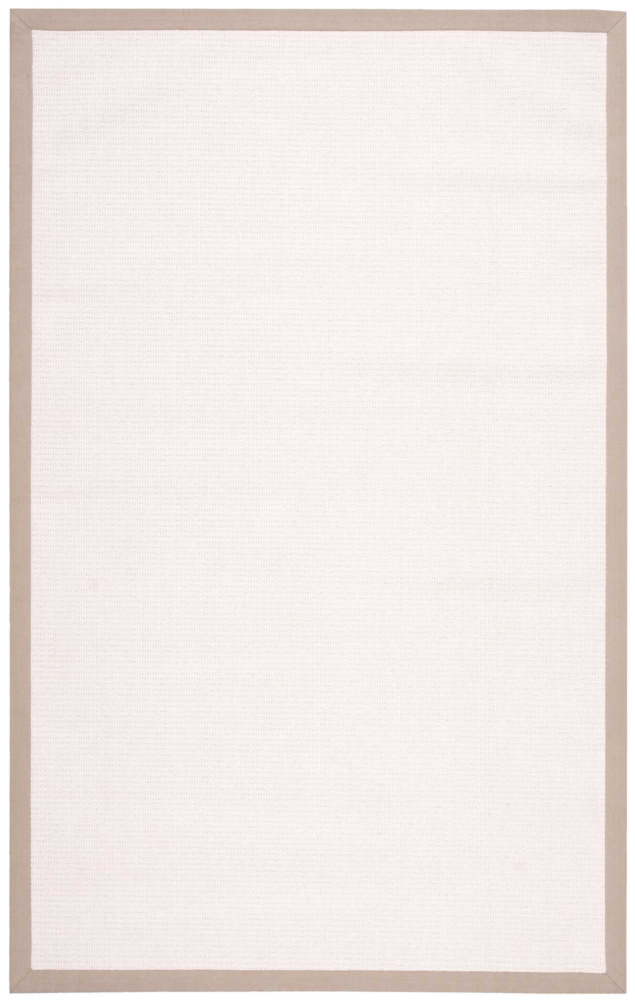 Nourison Home Sisal Soft SSF02 White Contemporary Tufted Rug