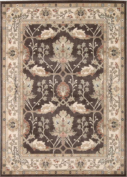 Nourison Home Walden WAL04 Bistre Traditional Power-loomed Rug