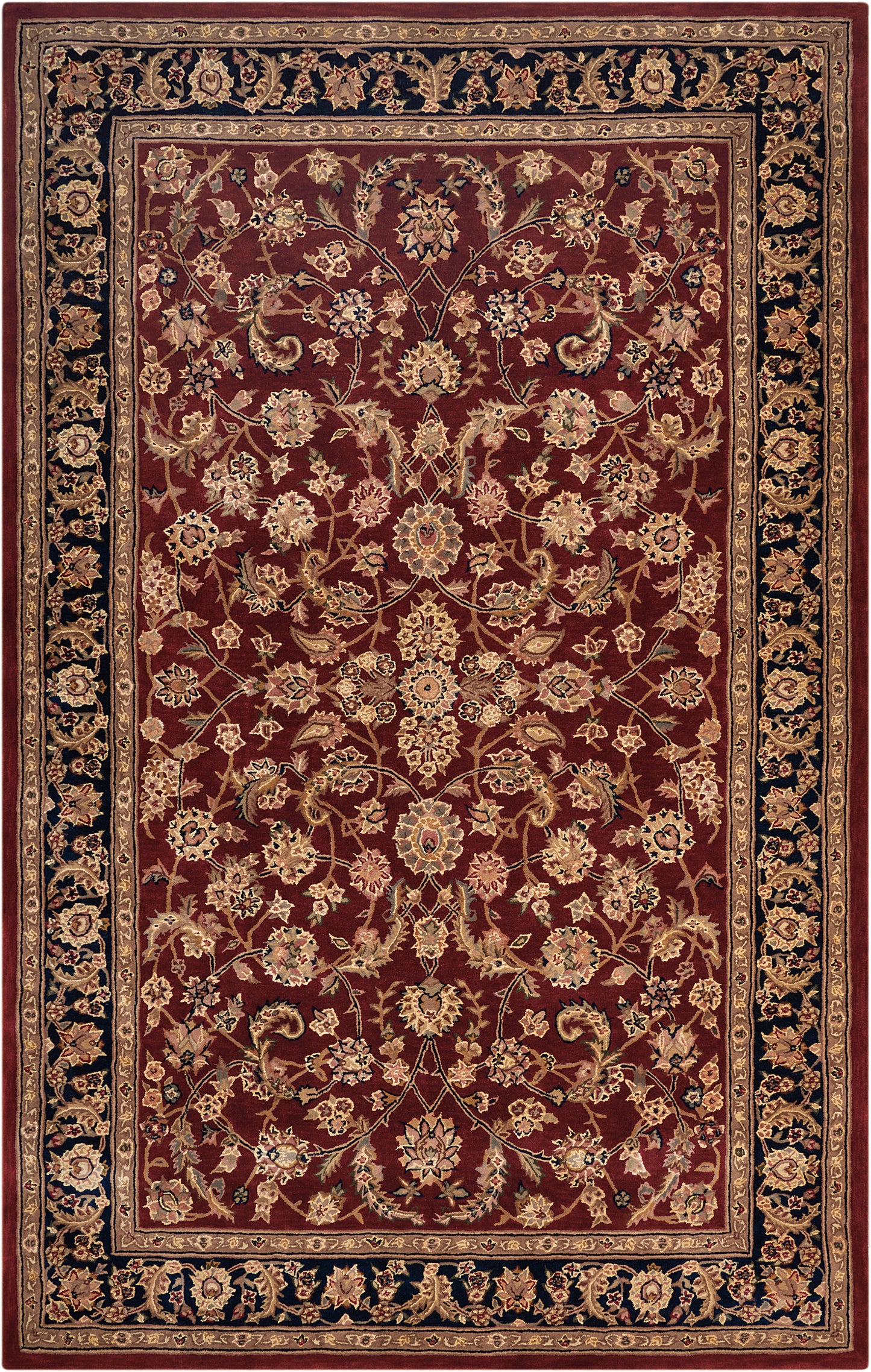 Nourison Home Nourison 2000 2002 Burgundy Traditional Tufted Rug