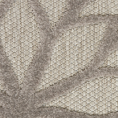 Nourison Home Aloha  Silver Grey  Contemporary