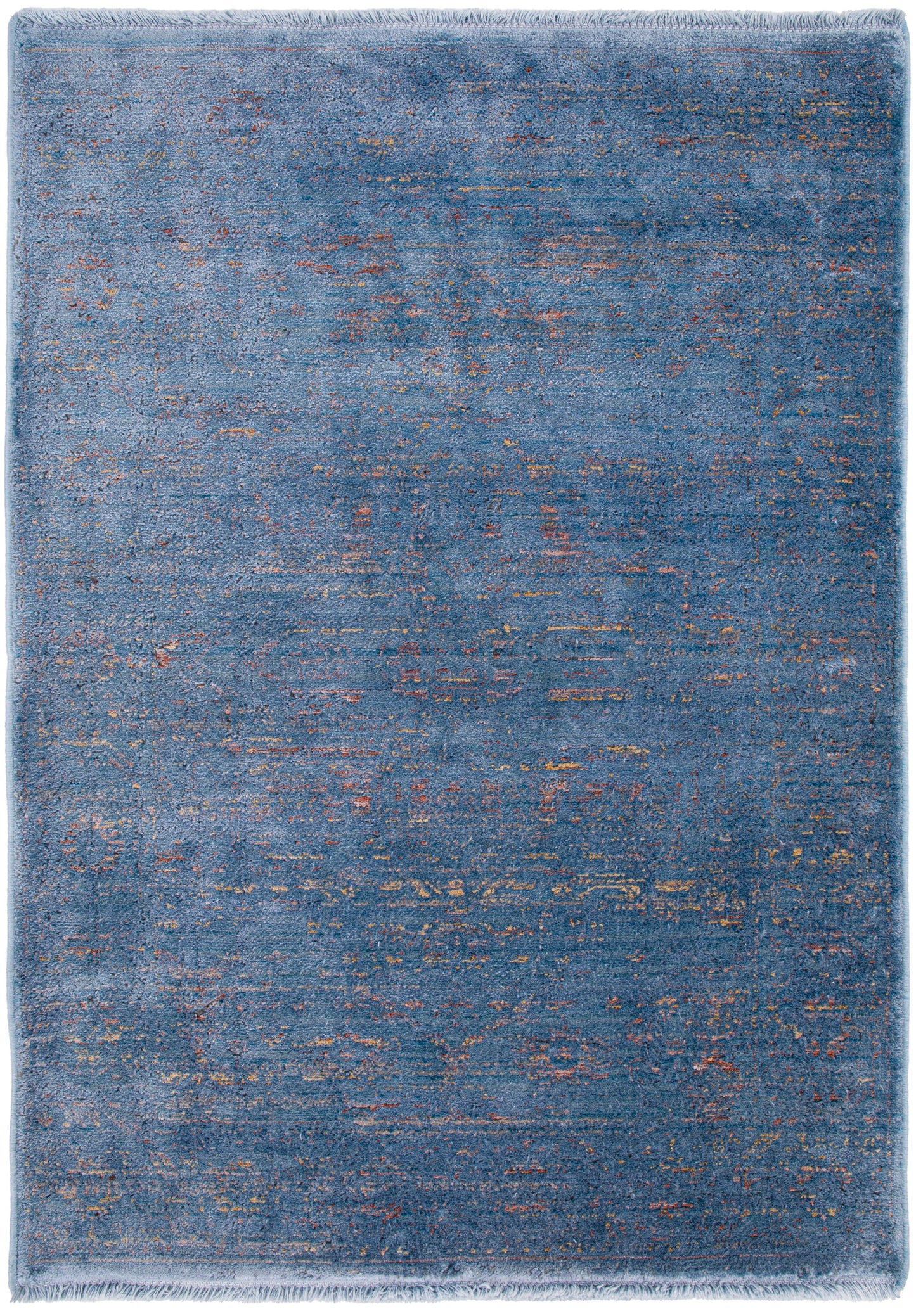 Nourison Home Luxurious LRS01 Blue Traditional Loom-woven Rug