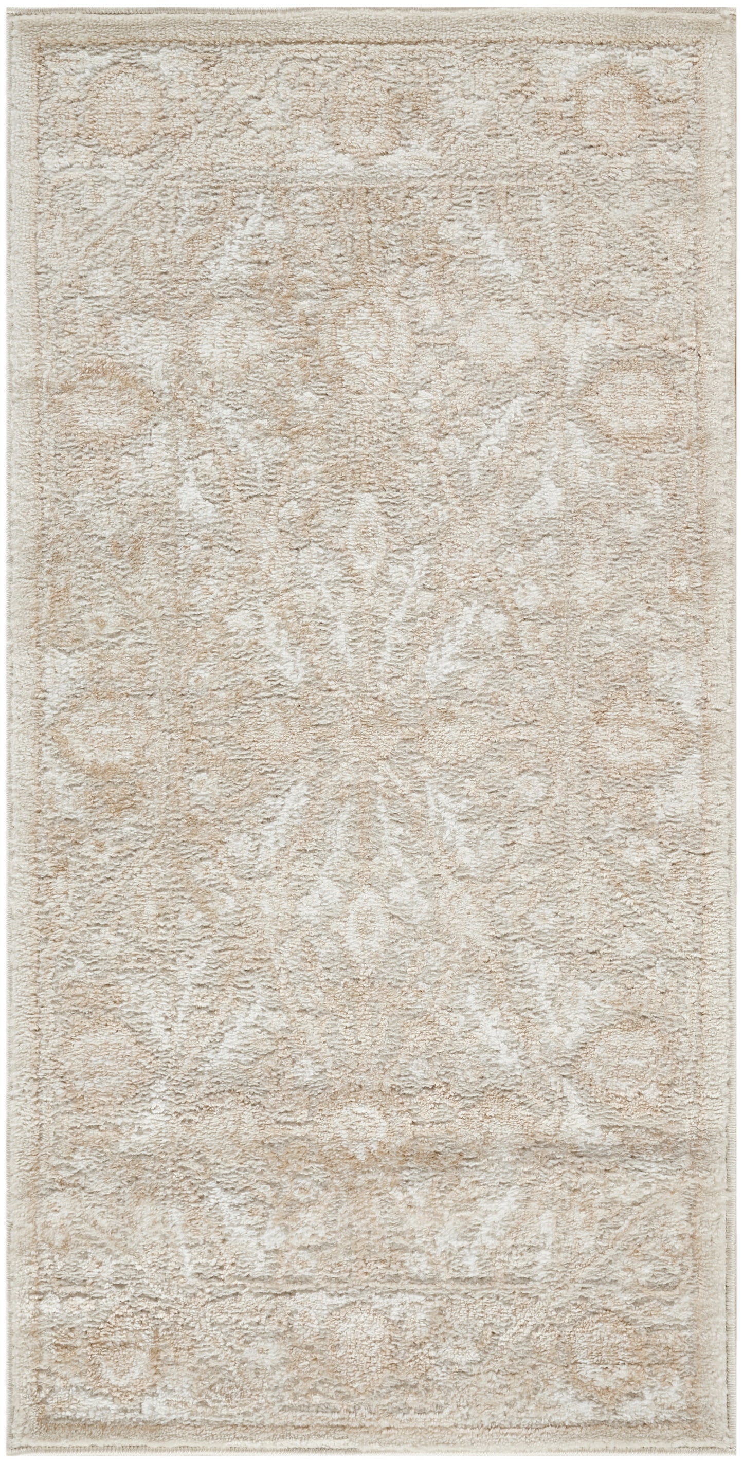 Nourison Home Dekor DEK03 Cream Beige Traditional Machine Woven Rug