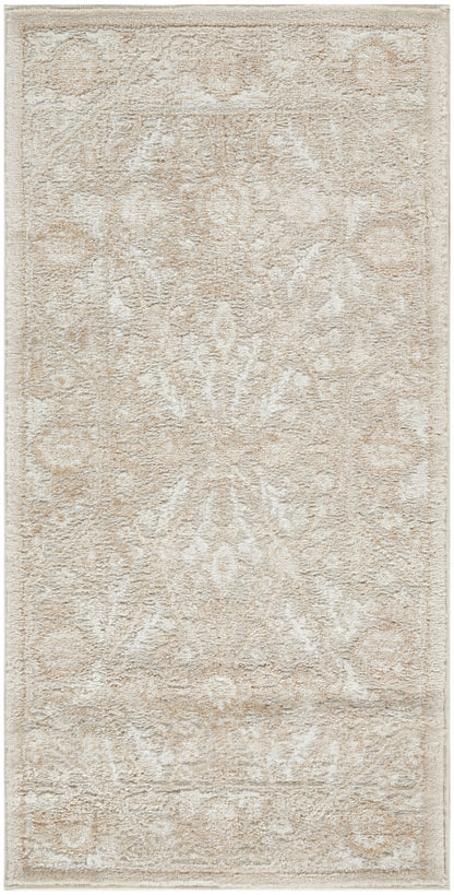 Nourison Home Dekor DEK03 Cream Beige Traditional Machine Woven Rug