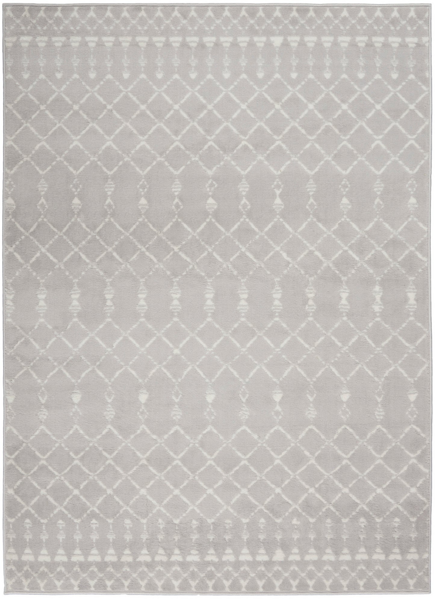 Nourison Home Whimsicle WHS02 Grey Contemporary Power-loomed Rug