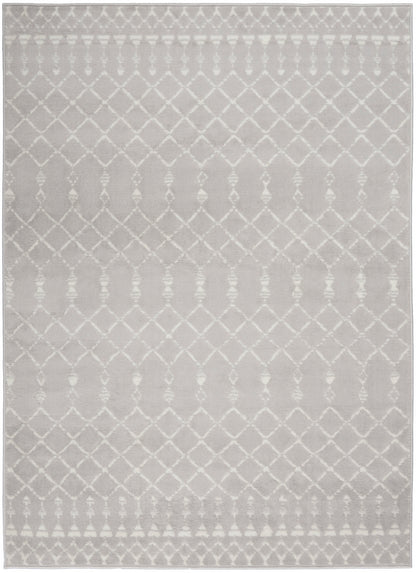 Nourison Home Whimsicle WHS02 Grey Contemporary Power-loomed Rug