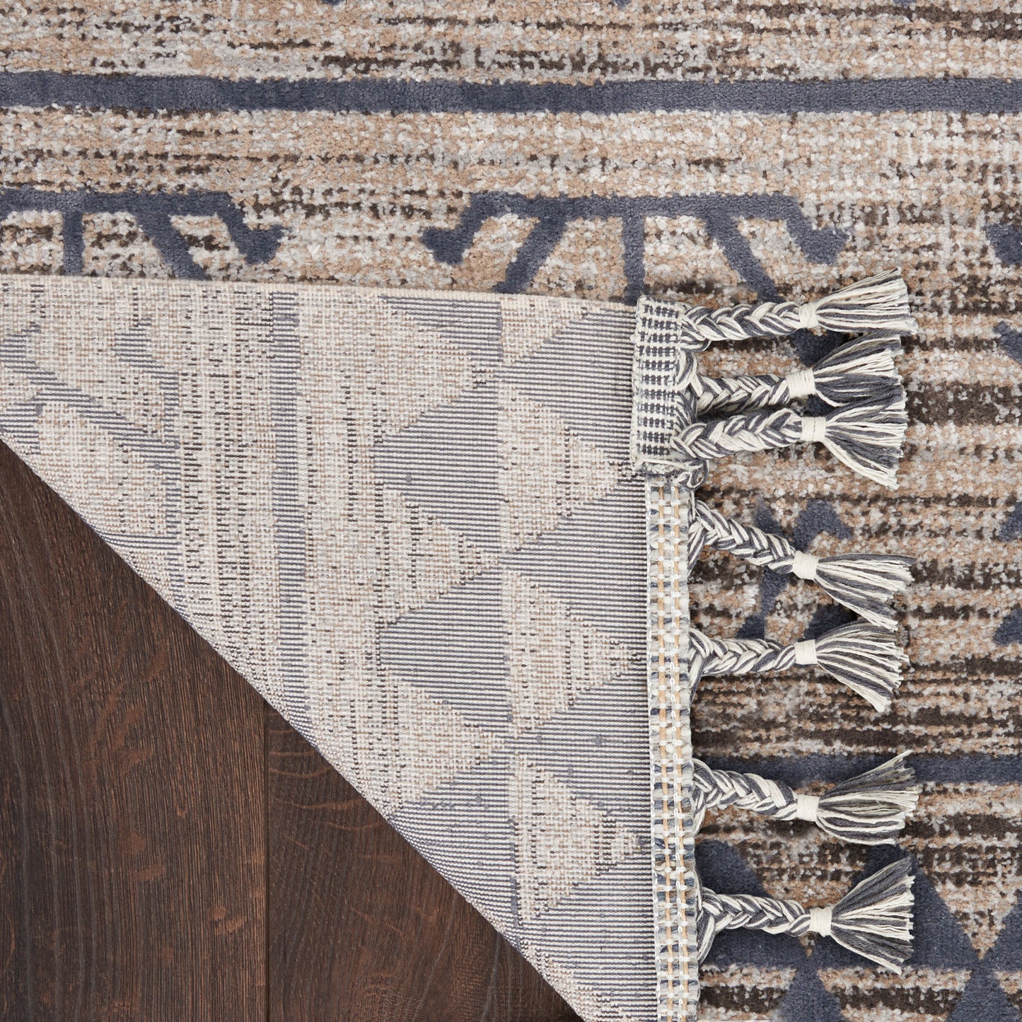 Nourison Home Asilah  Mocha Charcoal  Contemporary