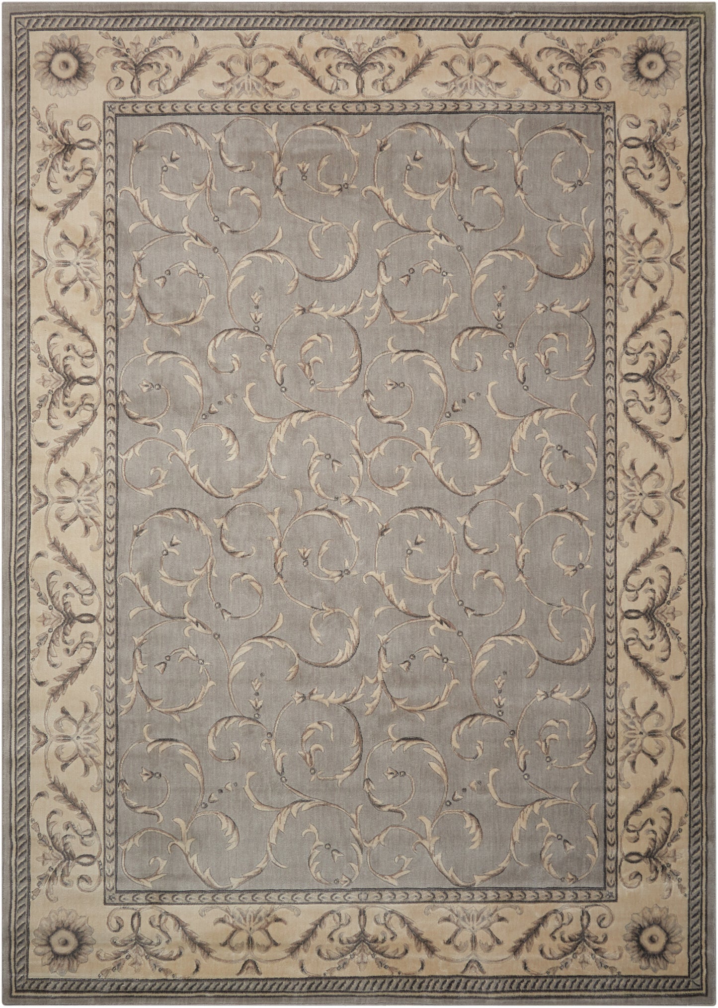 Nourison Home Somerset  Silver  Traditional